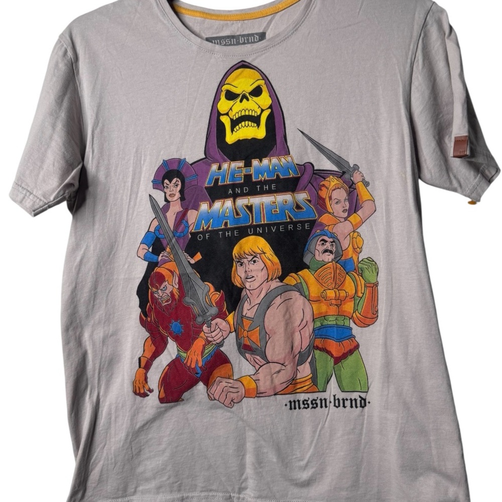 Gray He-Man Graphic Tee/Youth Large